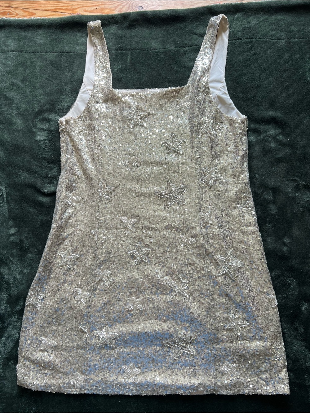 Spectacular Star Studded Sequin Embellished Mini Dress - Stunning-Unique